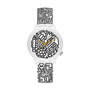 Montre Unisexe Guess TIME TO GIVE Blanc Noir Multicouleur (Ø 38 mm)