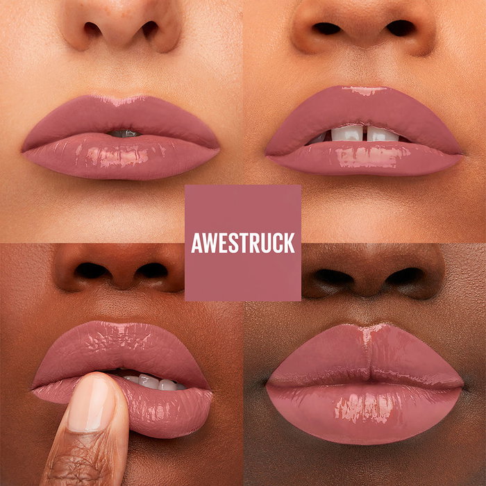 Maybelline Superstay Vinyl Ink Rouge à Lèvres Liquide Longue Tenue 16H Brillant Couleur #110-Awestruck 4.2 ml