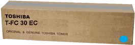 Toshiba 6AJ00000281 Cartouche de toner cyan T-FC30EC / 6AJ00000099 pour imprimante