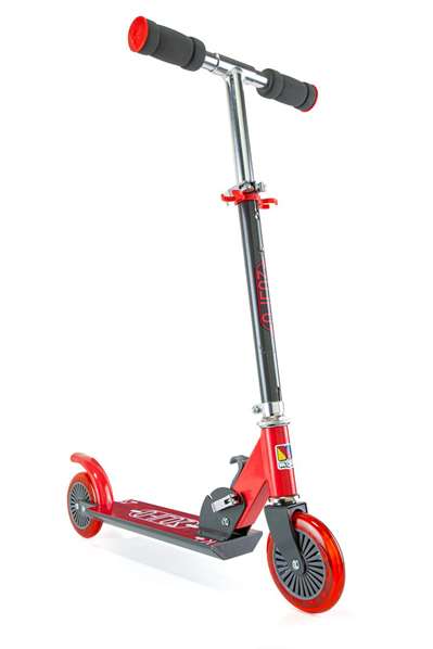 Molto Patinete - Trottinette 2 roues pliable, rouge, hauteur réglable 72-77 cm, charge max 50 kg Molto Patinete - Trottinette 2 roues pliable, rouge, hauteur réglable 72-77 cm, charge max 50 kg