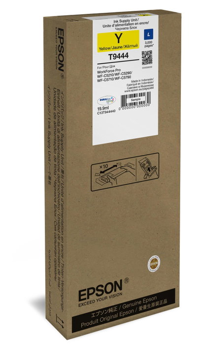 Epson T9444 Cartouche d'encre Jaune Originale (C13T944440)</div>