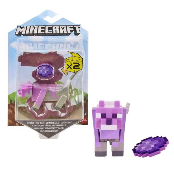 Mattel Figure Minecraft articulée avec cubes en carton - Modèles surtidos