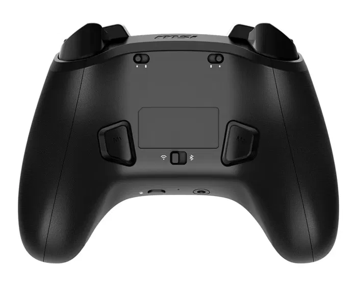 Manette de Jeu PC Sans fil MSI FORCE GC300 - Noire - avec Gâchettes à Effet Hall, Retour Haptique, Boutons Programmables, Autonomie 20h, Connexion 2.4 GHz, Bluetooth, USB-C