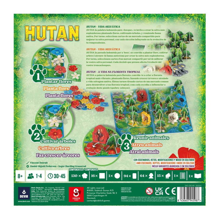 Devir Jeu de société Hutan Devir Jeu de société Hutan
