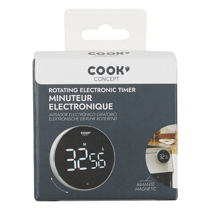 Cook Concept Minuteur Magnétique Rotatif Cook Concept Minuteur Magnétique Rotatif