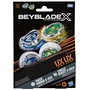 Beyblade X Dual Pack Circle Ghost 4-60LR UX et Hack Viking 4-55O UX, 2 toupies de combat à rotation droite