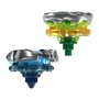 Beyblade X Dual Pack Circle Ghost 4-60LR UX et Hack Viking 4-55O UX, 2 toupies de combat à rotation droite