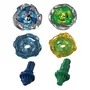Beyblade X Dual Pack Circle Ghost 4-60LR UX et Hack Viking 4-55O UX, 2 toupies de combat à rotation droite