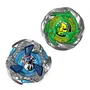 Beyblade X Dual Pack Circle Ghost 4-60LR UX et Hack Viking 4-55O UX, 2 toupies de combat à rotation droite