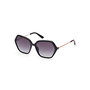 Guess Lunettes de soleil femme GU00134 rondes noir 55mm
