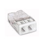 Wago Connecteur rapide 2 voies, transparent / blanc