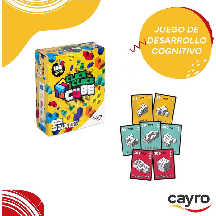 Cayro Click Clack Cube - 7 pièces