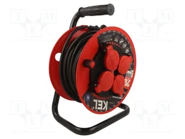 KEL Rallonge réseau H05RR-F 20m à tambour