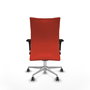 Piqueras Y Crespo Silla Albacete confidente, Orange foncé, Mécanisme Sincro, Base Aluminium
