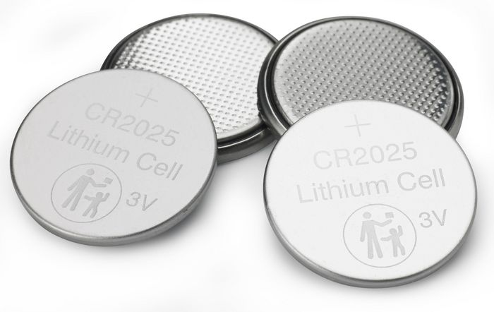 Verbatim Batterie lithium CR2025 3V, pack de 4 piles pour télécommandes, montres et appareils électroniques portables