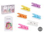 PINCELLO Set de 10 pinces en bois multicolore taille moyenne