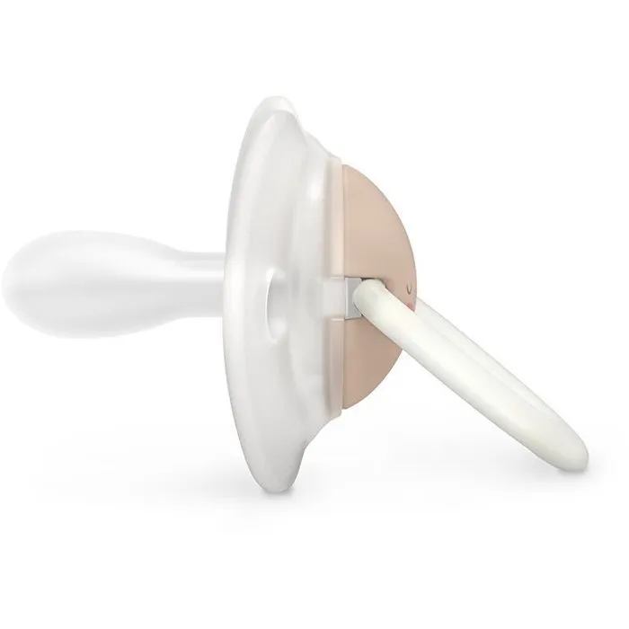 Suavinex SX Pro - Lot de 2 Sucettes Symétriques Night&Day Wild&Free 0-6 mois - Tétine SX Pro avec Anneau Phosphorescent - Rose