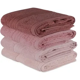 Ensemble de 4 serviettes à main Poudre - 50 x 90 cm
