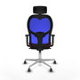 Piqueras y Crespo Chaise de Bureau avec Appui-tête 1D086G2 Bordeaux