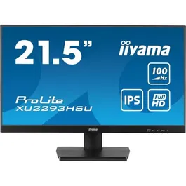 Iiyama XU2293HSU-B7 - Écran PC 21.5" Ultra Mince, Dalle IPS, Full HD 1920x1080, 100 Hz, 1 ms, 300 cd/m2, Haut-parleurs, DisplayPort, HDMI, USB Hub, VESA