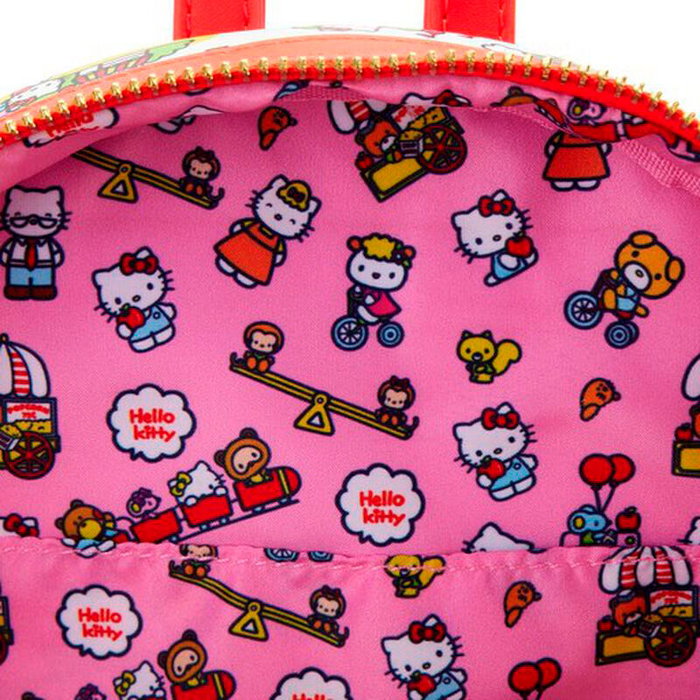 LOUNGEFLY Sac à dos Mochila Hello Kitty, 26 cm, dimensions environ 20.6 x 27.5 x 10 cm