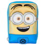 Loungefly Portefeuille Minions Gru Mon Méchant Préféré Despicable Me en Cuir Végan, Fermeture Éclair, Détails Imprimés et Brodés