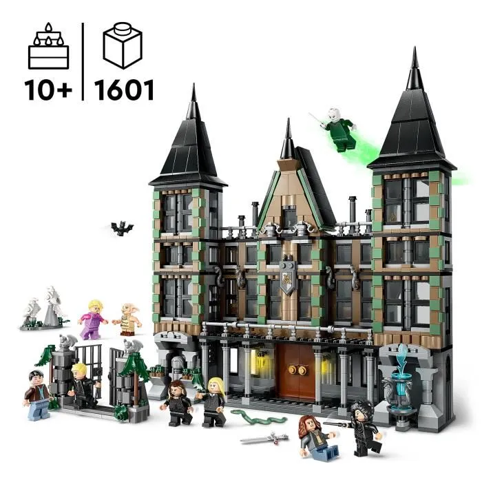 Lego 76453 Harry Potter Le manoir des Malefoy - Jeu de construction collector, modèle emblématique en briques