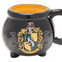 WIDDOP & CO Mug Caldero à café ou thé en céramique - Collection Harry Potter, Maison Hufflepuff (écusson)