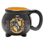 WIDDOP & CO Mug Caldero à café ou thé en céramique - Collection Harry Potter, Maison Hufflepuff (écusson)