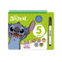 Imagiland Disney Stitch - Pizarra de 5 años DS005 - Ardoise Magique Lavable 32 Pages +5 Ans