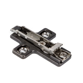 Salice Base Avión Zamak Clip 3R Acabado Titanio H0 - H3 - H6