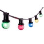 Thorgeon Guirlande 50 douilles E27 IP44 50 m Noir 2000 W 220-240 V Extérieur