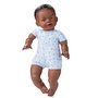 Berjuan Poupée nouveau-né 45 cm Fille africaine Ref: 8077-18 45 - Pour 3 ans et plus