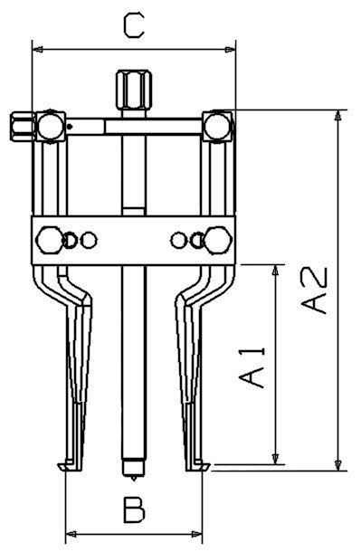 Forza Extracteur pour prise intérieure 110x90 série 1500A
