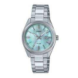 Montre Homme Casio LADY DATE - AQUA GREEN Argenté