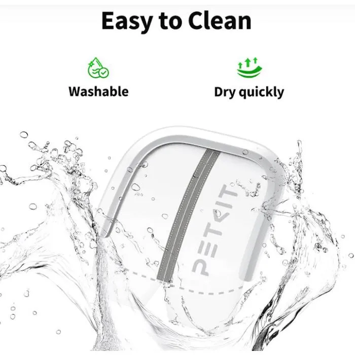 Petkit Rideau magnétique 2.0 pour litière automatique PuraMax et Purobot Max - Système de clipsage facile - Blanc