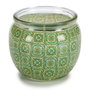 Acorde Bougie Parfumée Gingembre Citron Vert 7,5x6,3x7,5 cm Verre Vert (Set de 12)