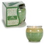 Acorde Bougie Parfumée Gingembre Citron Vert 7,5x6,3x7,5 cm Verre Vert (Set de 12)