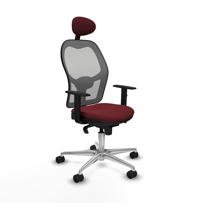 Piqueras y Crespo Chaise de Bureau avec Appui-tête 1D086N1 Bordeaux Piqueras y Crespo Chaise de Bureau avec Appui-tête 1D086N1 Bordeaux