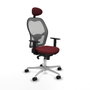 Piqueras y Crespo Chaise de Bureau avec Appui-tête 1D086N1 Bordeaux
