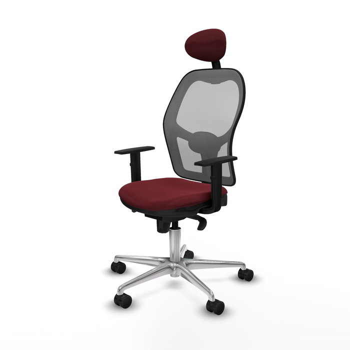 Piqueras y Crespo Chaise de Bureau avec Appui-tête 1D086N1 Bordeaux Piqueras y Crespo Chaise de Bureau avec Appui-tête 1D086N1 Bordeaux