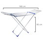 ORYX Étendoir pliable aluminium à ailes