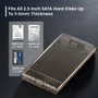 Ewent EW7069 Boîtier Disque Dur Externe Transparent 2,5" USB 3.2