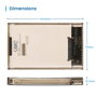 Ewent EW7069 Boîtier Disque Dur Externe Transparent 2,5" USB 3.2