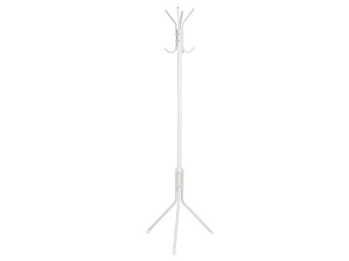 Kipit Perchero mural en métal blanc 59x6x26 cm (Set de 6)