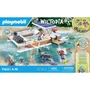 Playmobil 71623 Wiltopia - Bateau de surveillance des récifs coralliens, jeu de construction avec 67 pièces, pour enfants dès 4 ans