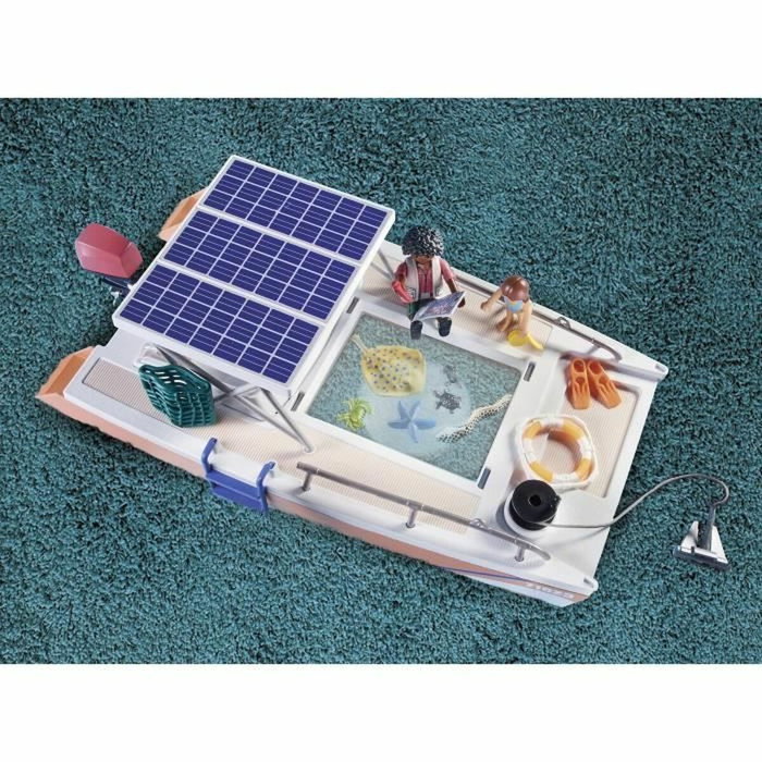 Playmobil Bateau de surveillance des récifs coralliens Wiltopia 71623