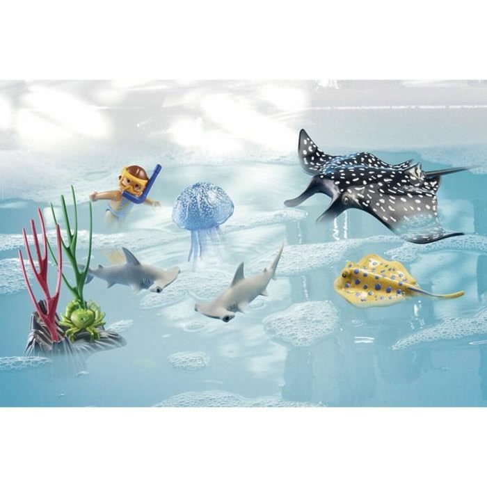 Playmobil Bateau de surveillance des récifs coralliens Wiltopia 71623