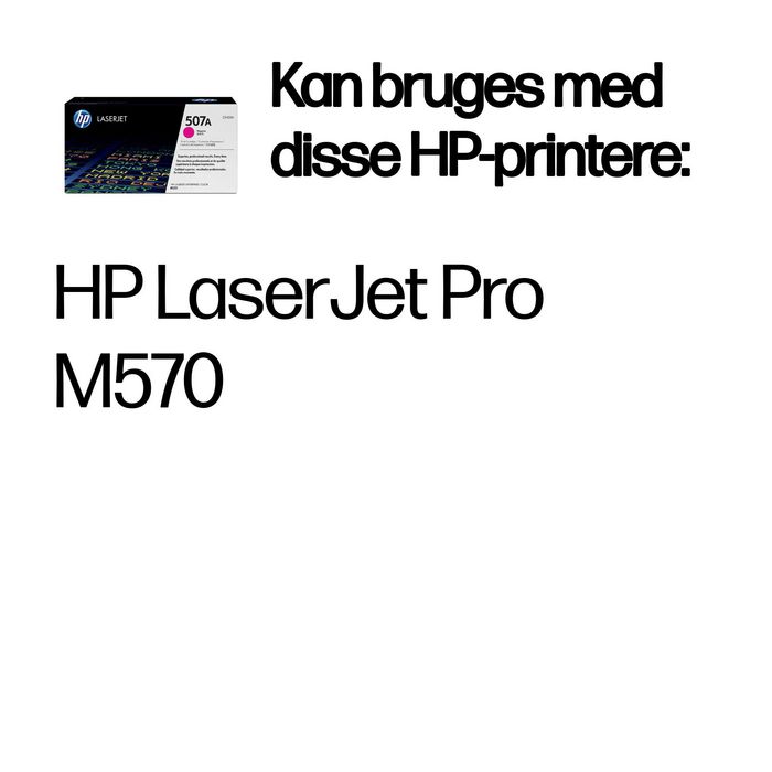 HP 507A Toner LaserJet Magenta HP 507A Toner LaserJet Magenta