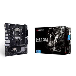 Biostar H610MHC 2.0 Carte mère Micro ATX Intel H610 LGA1700 DDR4 PCIe 4.0 HDMI VGA